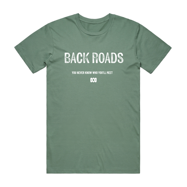 Backroads You Never Know Sage Tee