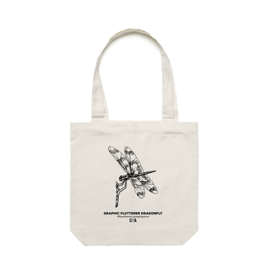 Graphic Flutterer Dragonfly Tote Bag