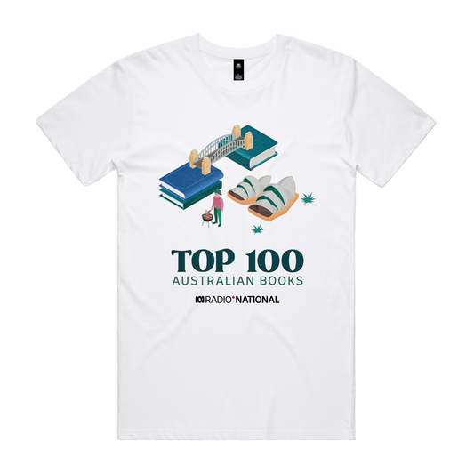 Top 100 Australian Books - Sydney Tee — White front